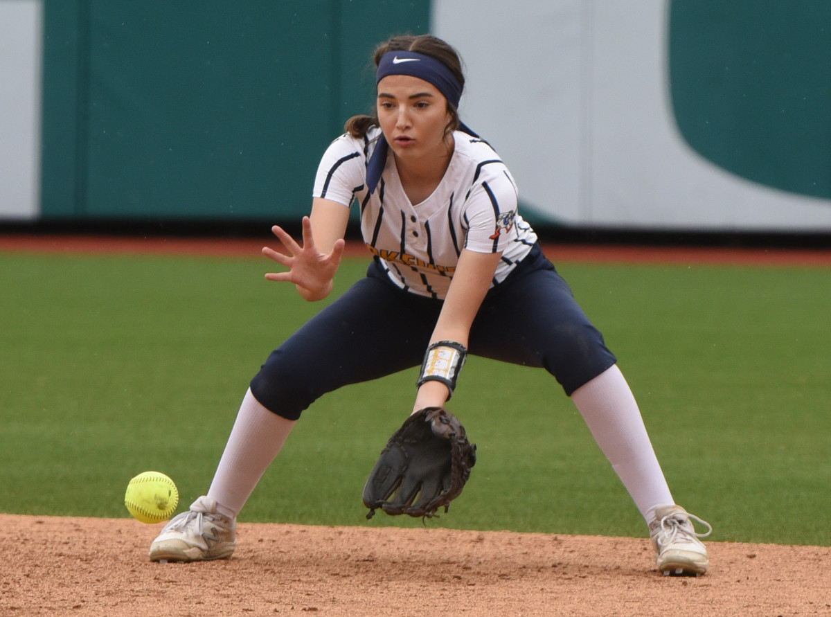 Lakeview Grant Union 2A:1A softball final Taylor Balkom 12